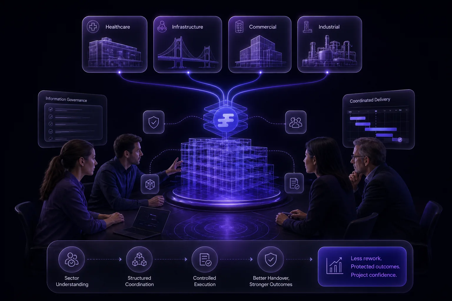 BIMWorkplace across sectors: healthcare, infrastructure, commercial and industrial